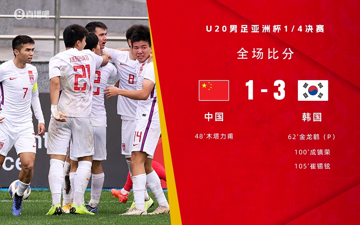 復(fù)仇！U22國(guó)足絕殺復(fù)仇韓國(guó)，2年前U20亞洲杯加時(shí)憾負(fù)無(wú)緣世青賽
