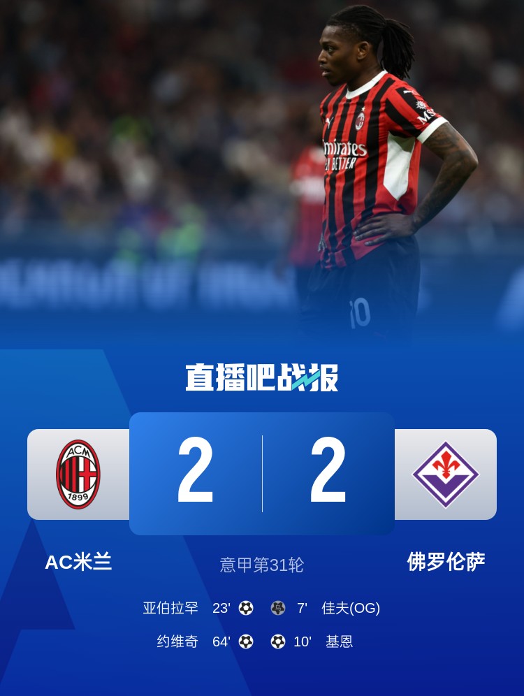 孔塞桑上任后米蘭有13場比賽先丟球落后，最終戰(zhàn)績?yōu)?勝1平6負