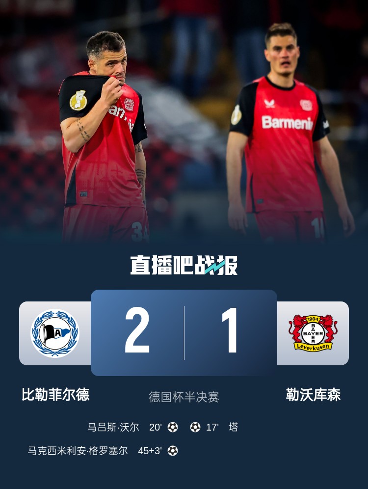 比勒菲爾德是史上第4支晉級(jí)德國(guó)杯決賽的德丙球隊(duì)，此前3隊(duì)未奪冠